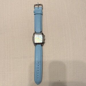 Faconnable Sky Blue diamond watch .